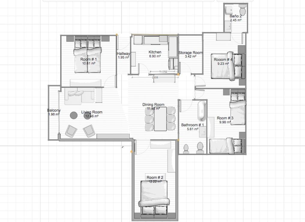 Acogedor Apt 8Pax 4Bdr 2Bth- Cozyhomesevilla2 Экстерьер фото